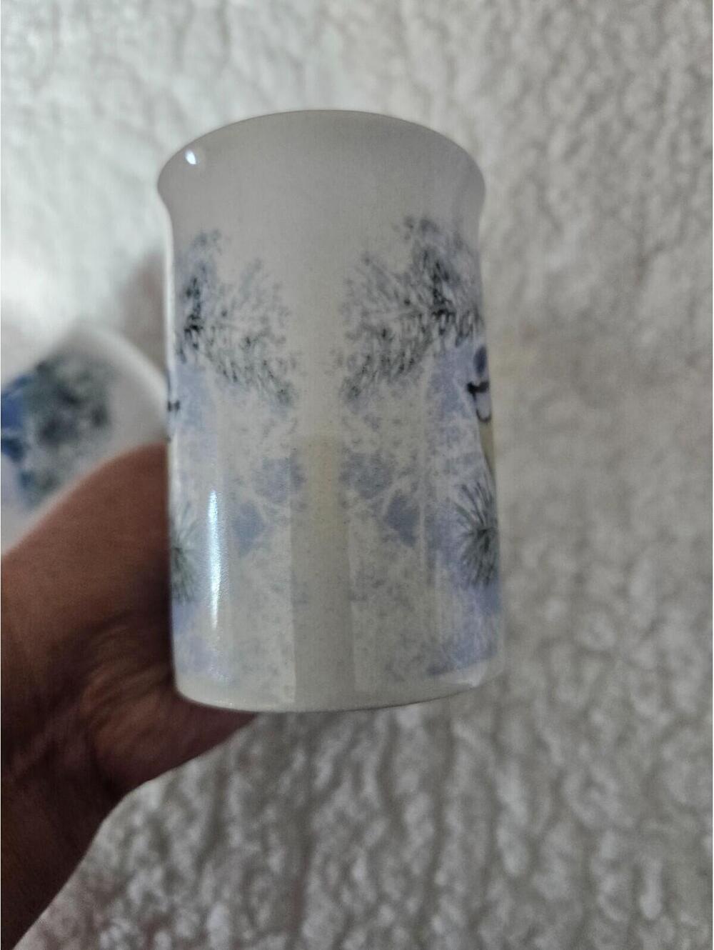 (Set of 2) Vintage Designpac Beautiful Bird Coffee Tea Mug Cup White 4" Ceramic - Picture 9 of 13
